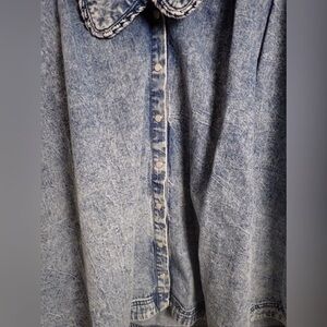 Charlie Denim Button-Up Cotton Shirt